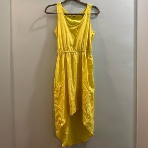 Super lightweight high-low bright yellow dress! So cheerful